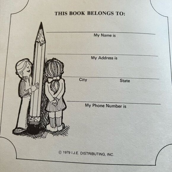 Sing-a-Long Book and 45 rpm Record Kid Stuff -A Beginning Reader The Clown Rare! - Picture 3 of 9